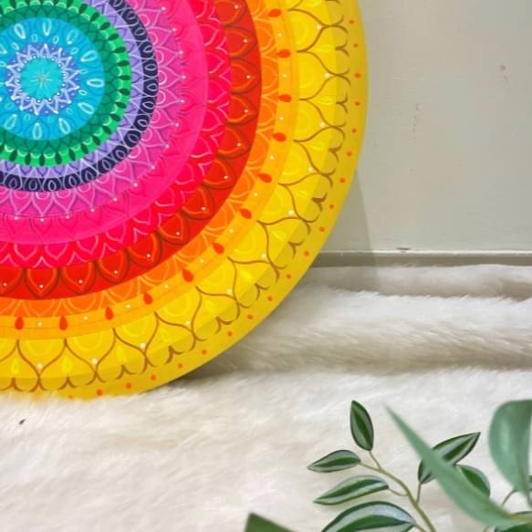 Sunshine mandala wall hanging
