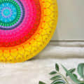 Sunshine mandala wall hanging - top_view