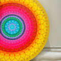 Sunshine mandala wall hanging - rear_view
