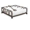 Wrought Iron Decorative Tissue Paper Holder, Napkin Holder - rear_view
