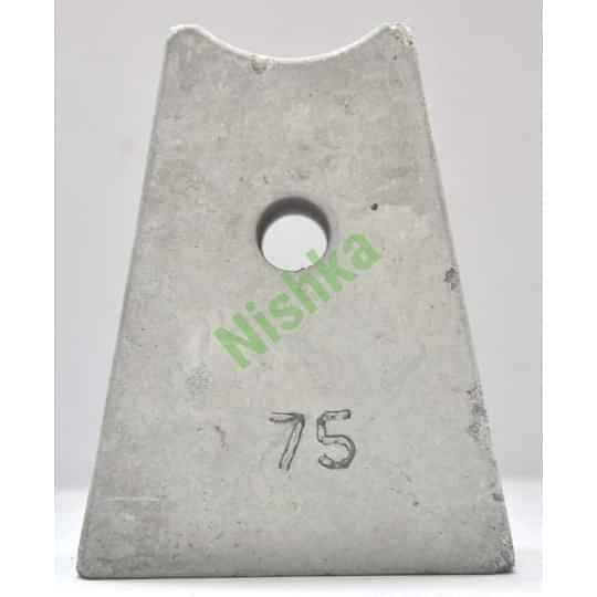 75 mm Square Cover Block - photo