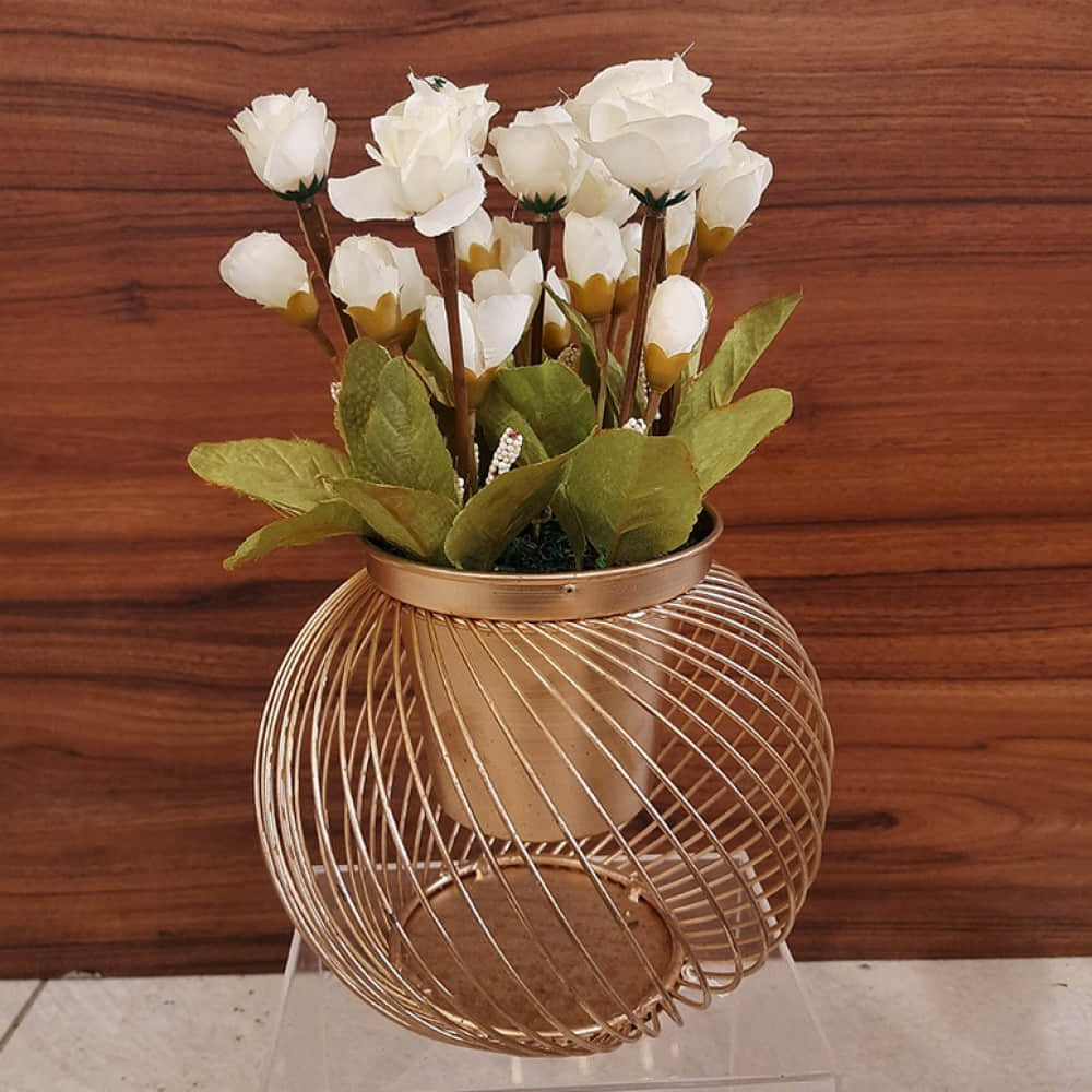 Artificial Flower Planter Vase - photo