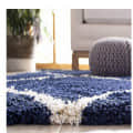 Designer Royal Blue Carpet - top_view