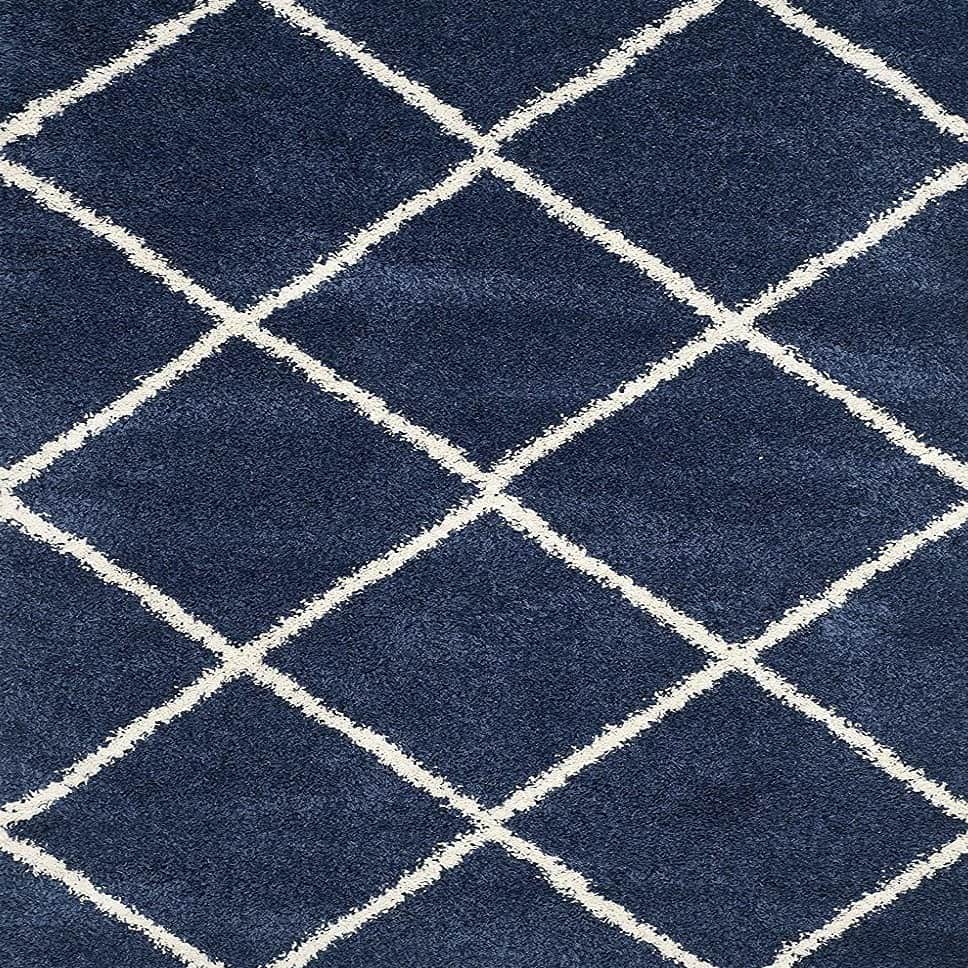 Designer Royal Blue Carpet - rear_view