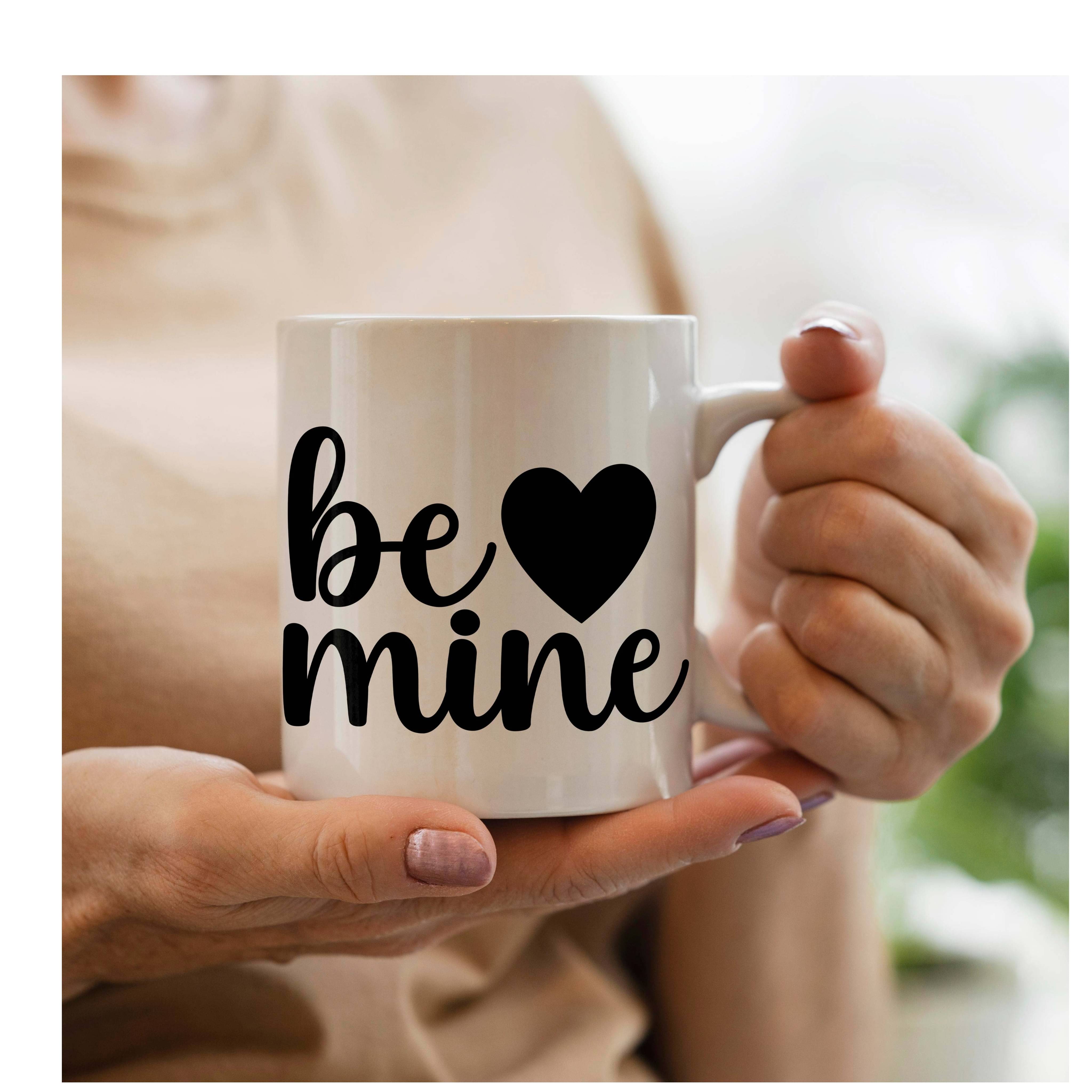 Be Mine Printed Personalized Mug