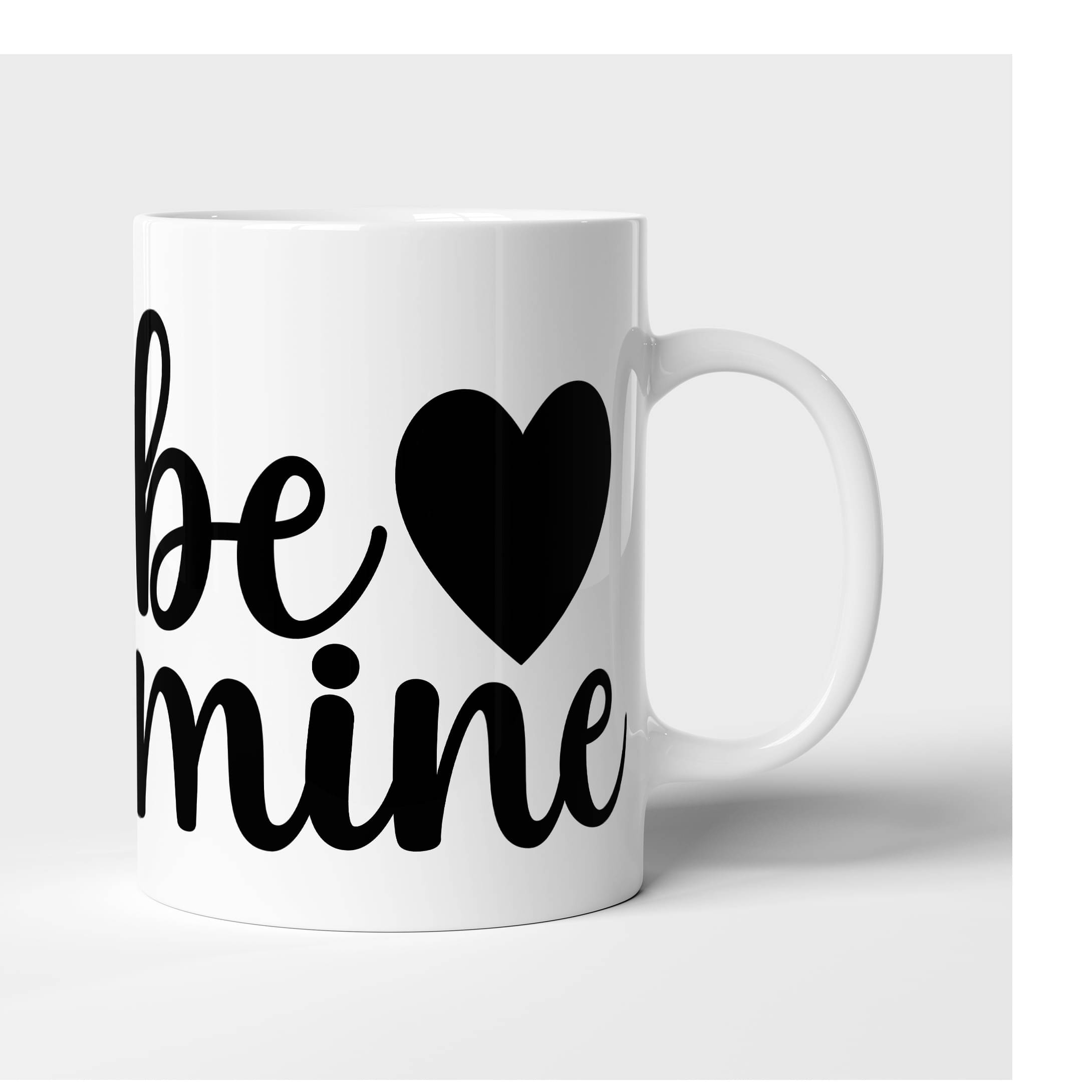 Be Mine Printed Personalized Mug