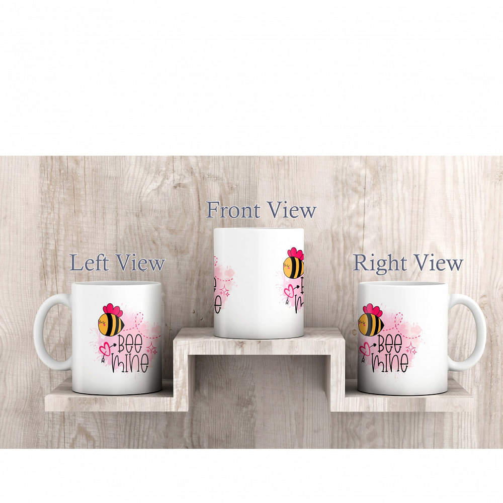 Bee Mine Printed Mug - photo