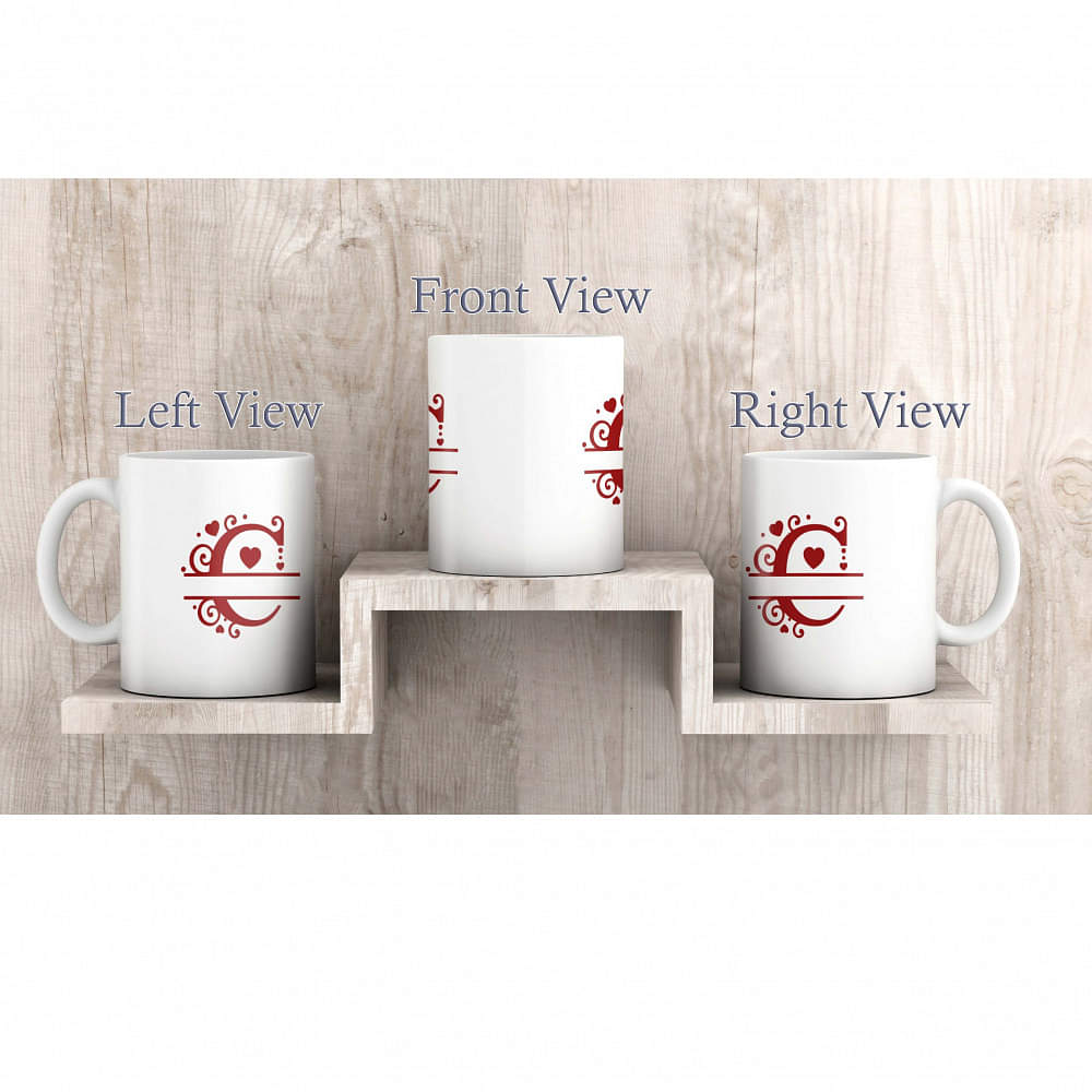 Ceremic Finish White Colour Coffee Mug - photo