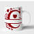 Ceremic Finish White Colour Coffee Mug - rear_view