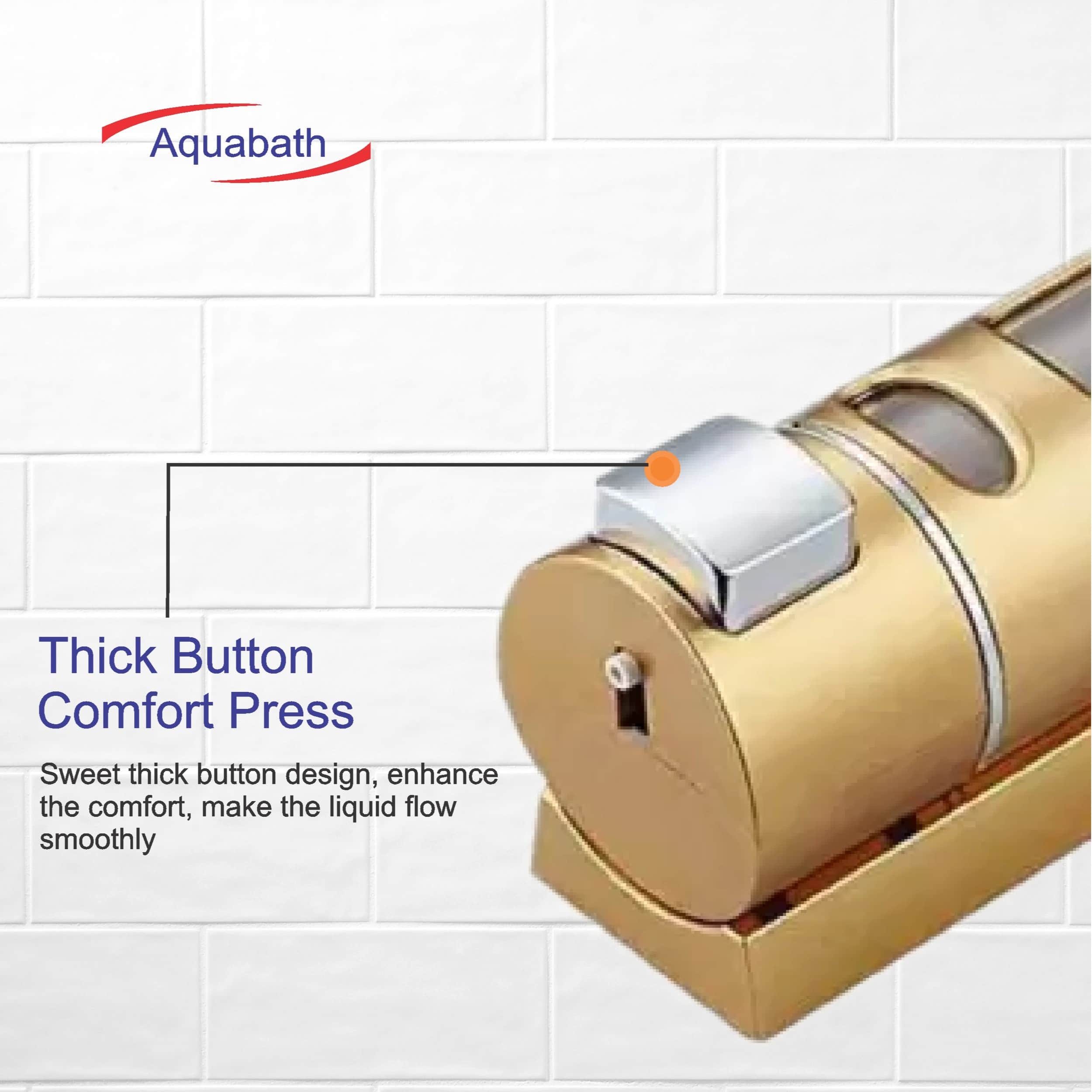 WALL MOUNTED LIQUID DISPENSER(350 ML)(PACK OF 1) - front_view