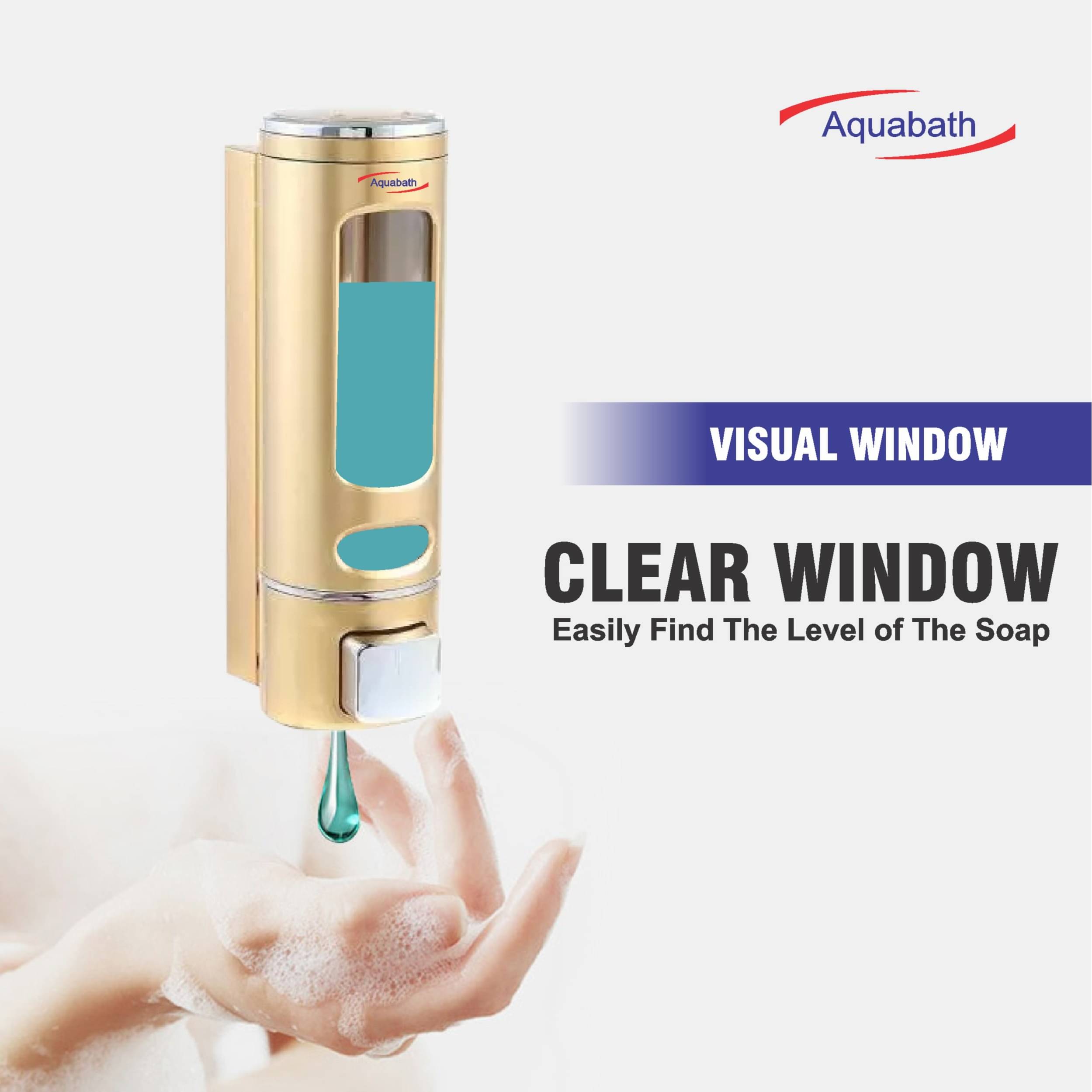 WALL MOUNTED LIQUID DISPENSER(350 ML)(PACK OF 1)