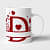 Ceramic Mug with Printed Design - front_view
