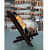 Hand Painted Wooden Mobile Stand Holder for Table - rear_view
