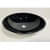 Counter Top Black Bowl Glass Wash Basin  (16x16 ) - front_view