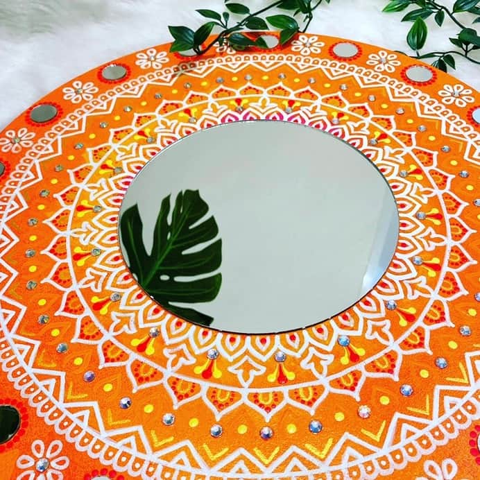 Wall hanging Mandala - top_view