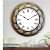 Traditional Wall Clock With Brass Fittings - front_view