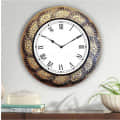 Traditional Wall Clock With Brass Fittings - rear_view
