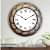 Traditional Wall Clock With Brass Fittings - rear_view