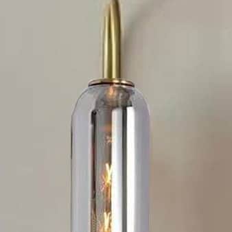 Pendant Lights With Luxurious Crystal Flute Lampshades For Home Décor ( Silver Glass) - top_view