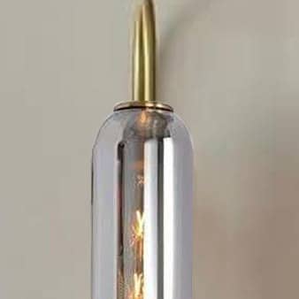 Pendant Lights With Luxurious Crystal Flute Lampshades For Home Décor ( Silver Glass)