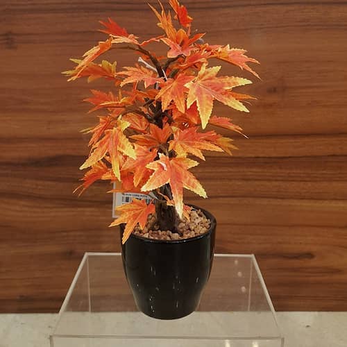 Polyester Artificial Plant with Pot For Home Decoration