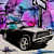 On the Road Car Canvas Painting Wall Art - front_view