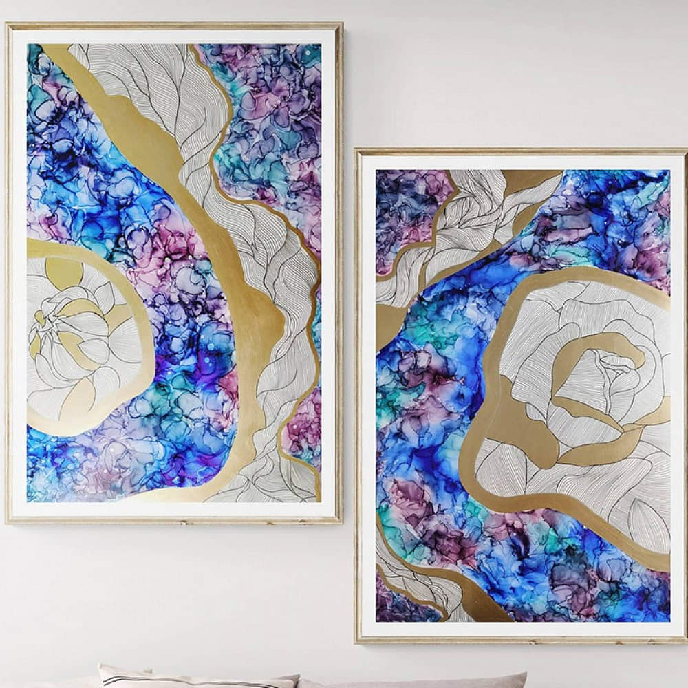 Beautiful Wall Art Painting  Set Of Two - photo