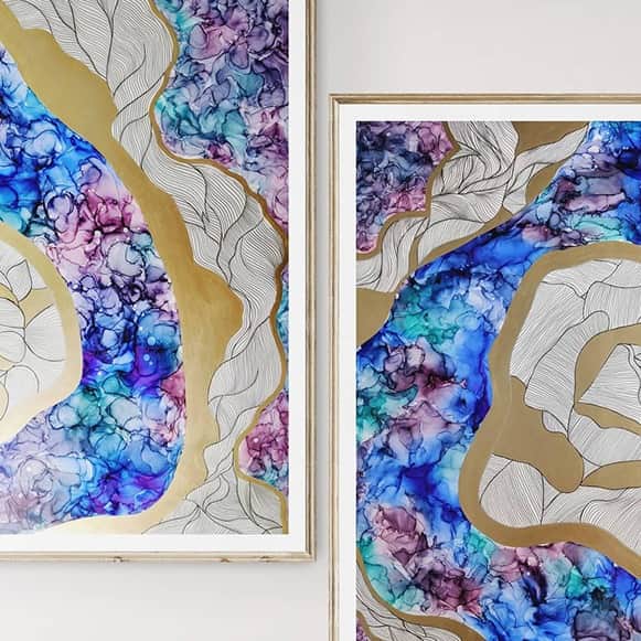 Beautiful Wall Art Painting  Set Of Two - front_view