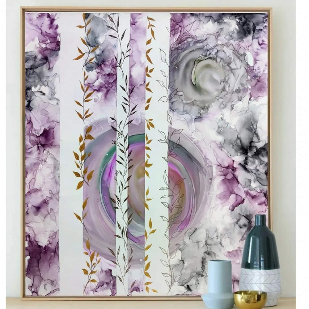 Decorative Trendy Abstract Wall Art Painting - photo