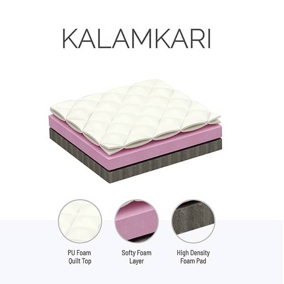 Mattresses made of Kalamkari