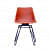 Industrial Leather Dining Chair Dexter - front_view