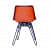 Industrial Leather Dining Chair Dexter - rear_view