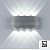 Updown Wall Light 16W 'U' Light - rear_view