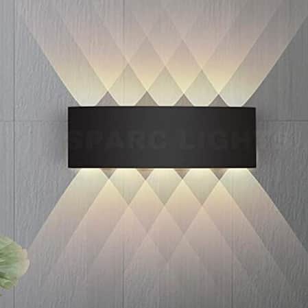 Updown Wall Light with a 20W 'U' Beam - top_view