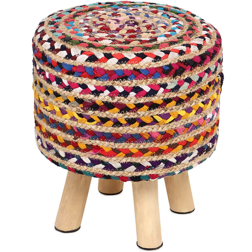 Latest JUTE Ottoman Style Stool - photo