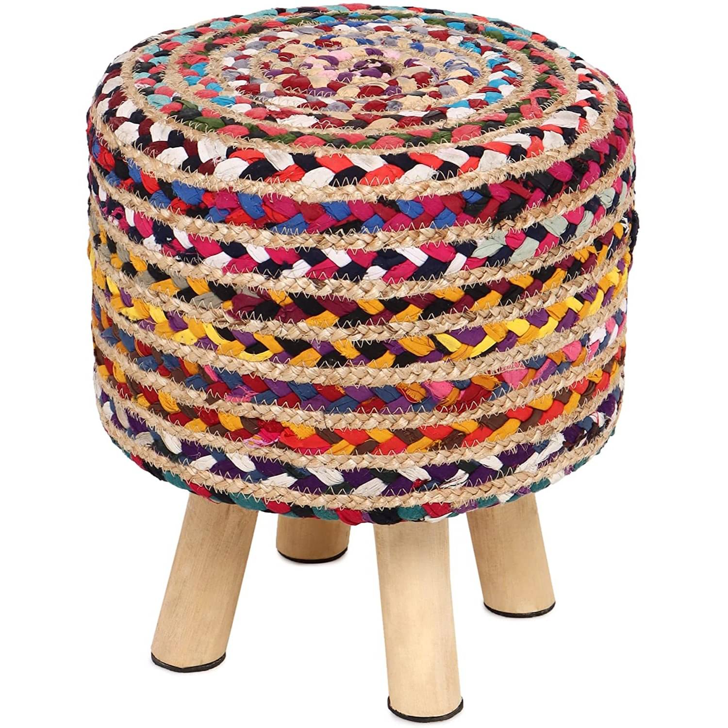 Latest JUTE Ottoman Style Stool