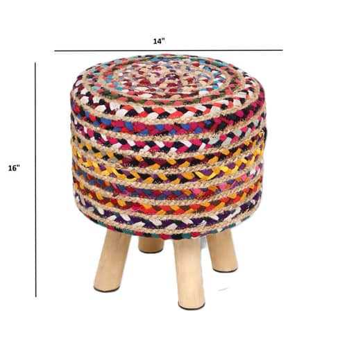 Latest JUTE Ottoman Style Stool