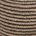 Ottoman Style Jute Braided Natural Color Stool - rear_view