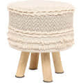 Ottoman Style Stool with Latest Boho Design - photo
