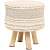 Ottoman Style Stool with Latest Boho Design - photo