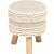 Ottoman Style Stool in Mango Wood - photo