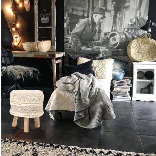 Boho Design Ottoman Style Stool