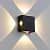 12W (4 Way) Square Wall Light - rear_view