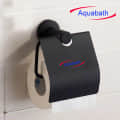 Black Toilet Paper Roll Holder - photo