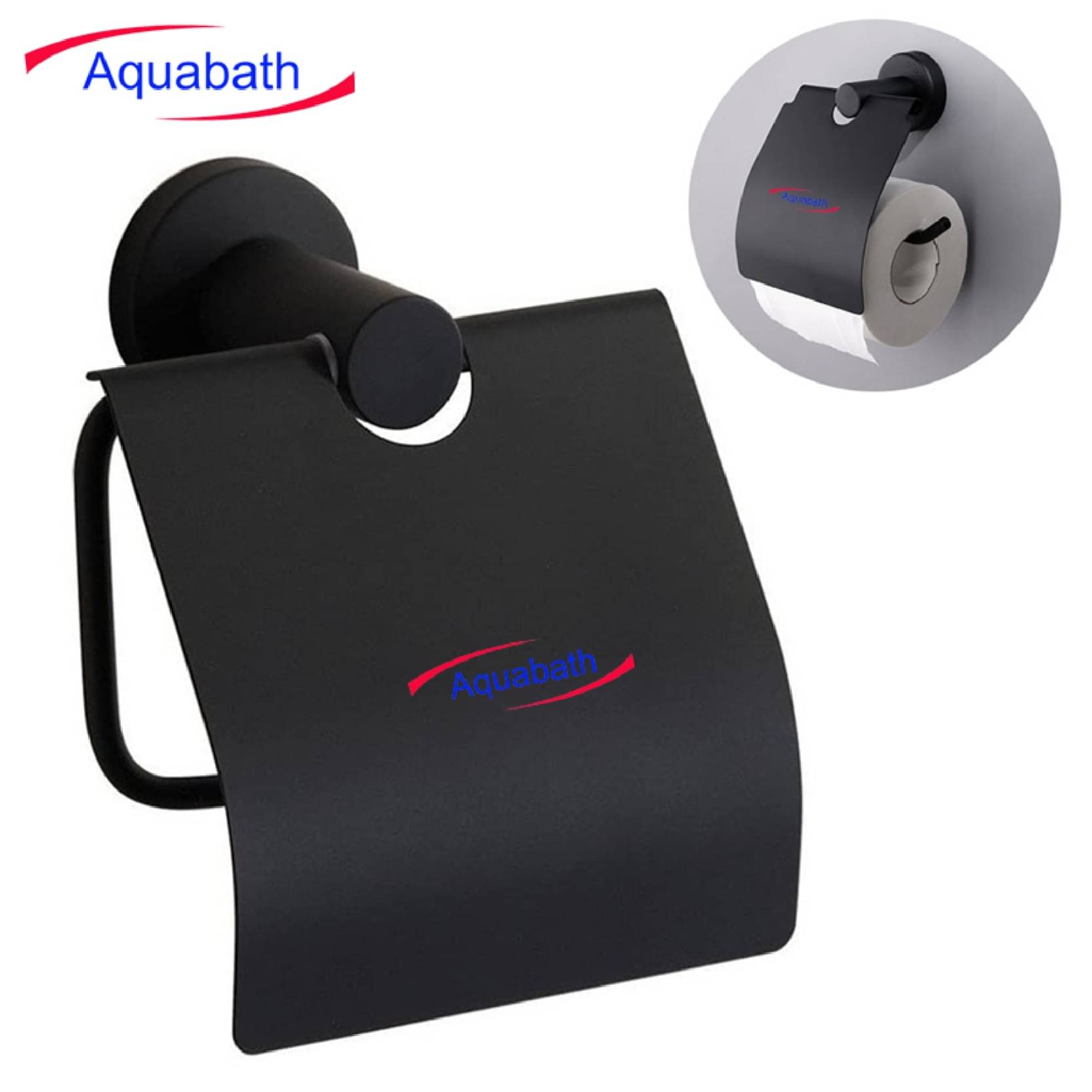 Black Toilet Paper Roll Holder