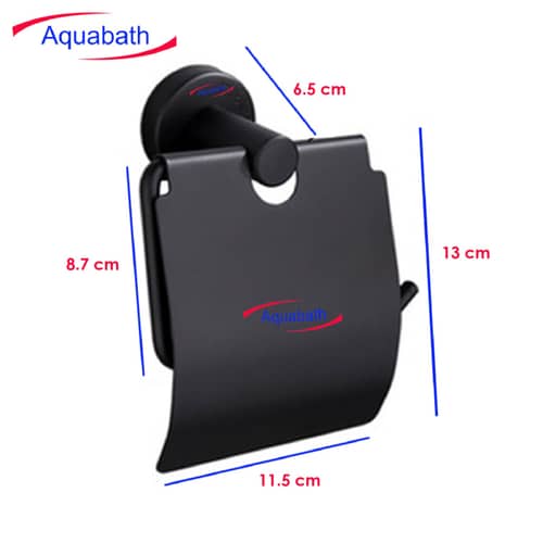 Black Toilet Paper Roll Holder