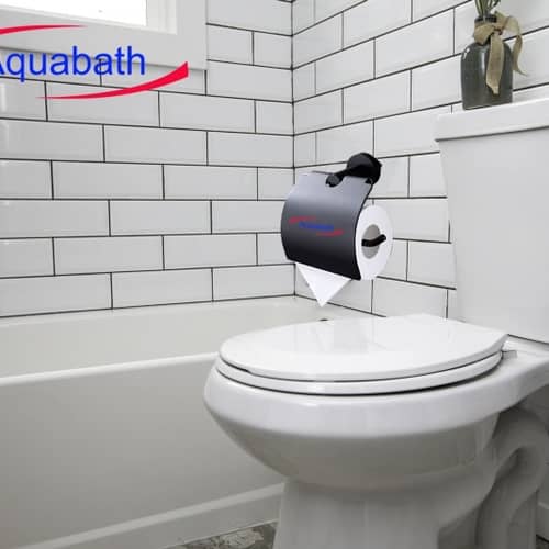 Black Toilet Paper Roll Holder