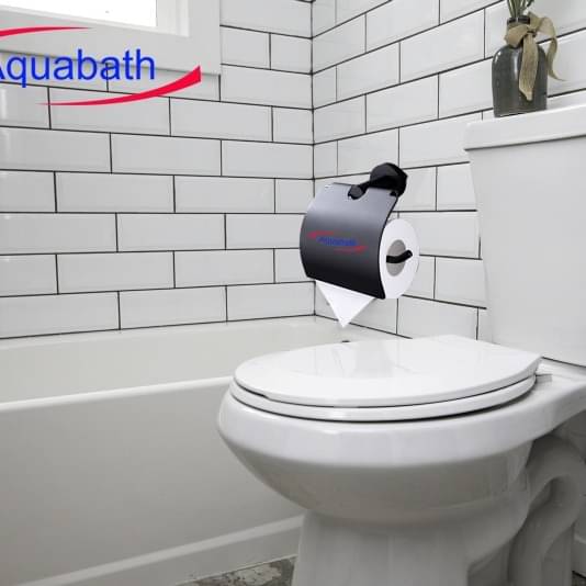 Black Toilet Paper Roll Holder