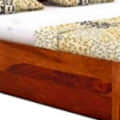 Osaka Solid Wood King Size Bed - rear_view