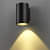 5W/259 (1 Way) Round Up or Down Wall Light - front_view